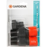 GARDENA 'Profi' Maxi-Flow System Aansluitset aansluiting Zwart/oranje, 1505-23