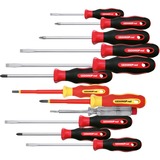 GEDORE Red Schroevendraaierset XXL 12 delig Rood/zwart, incl. fasentester