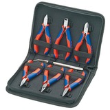 KNIPEX 7-delige Etui 00 20 16 tangenset Rood/blauw