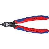 KNIPEX Electronic Super Knips® 78 61 125  elektronica-tang Rood/blauw, Snijkant zonder facet, Met openingsveer