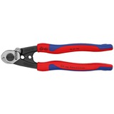 KNIPEX Staaldraadschaar met bevestigingshaak 95 62 190  kniptang Blauw
