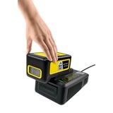 Kärcher Starter Kit 36 V - 2,5 Ah batterij + snellader set Zwart/geel, 2.445-064.0