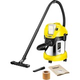 Kärcher WD3 Battery Premium nat- en droogzuiger Geel/zwart, 1.629-950.0, Accu niet inbegrepen