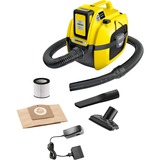 Kärcher WD 1 Compact Battery Set handstofzuiger Geel/zwart, 1.198-301.0, Accu inbegrepen