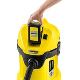 Kärcher WD 3 Battery nat- en droogzuiger Geel/zwart, 1.629-910.0, Accu niet inbegrepen