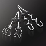Krups Handmixer 3 Mix 9000 GN 9001 Wit/roestvrij staal