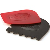 Lodge Schraperset, 1 Grillpan zwart, 1 Pan rood Zwart/rood