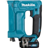 Makita 10,8 V Nietmachine ST113DSAJ blauw/zwart, Koffer, oplader en 2 accu's inbegrepen