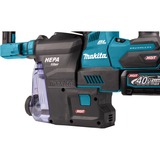 Makita 40 V Max Combihamer XGT HR004GM202 boorhamer Blauw/zwart, Mbox, oplader en 2 accu's (4,0 Ah) inbegrepen, met stofafzuiging