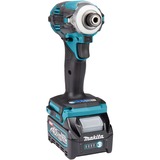 Makita 40 V Max Slagschroevendraaier TD001GD201 slagmoersleutel Blauw/zwart, Koffer, oplader en 2 accu's inbegrepen