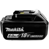 Makita Accu BL1860B 18V 6Ah oplaadbare batterij Zwart