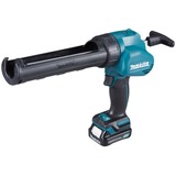 Makita Accu lijm- en kitspuit CG100DSYEX kitpistool blauw/zwart, 2 Li-ion accu's (1,5 Ah) inbegrepen