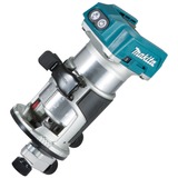 Makita Multifunctionele bovenfrees DRT50Z 18V freesmachine Blauw/zilver, Accu en oplader niet inbegrepen