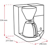 Melitta Aroma Elegance 1012-01 koffiefiltermachine Zilver