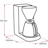 Melitta Enjoy Therm 1017-06 koffiefiltermachine Zwart