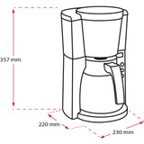 Melitta Look Therm Selection Koffiezetapparaat 1011-12 koffiefiltermachine Zwart