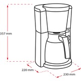 Melitta Look Therm Selection Koffiezetapparaat 1011-12 koffiefiltermachine Zwart