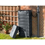 Nature Kunststof muurtank regenton Antraciet, 276 liter
