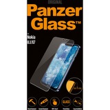 PanzerGlass Nokia 8.1 screen protector beschermfolie Transparant/zwart