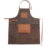 Petromax Buff Leather Apron ab-b schort Donkerbruin