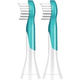 Philips Sonicare For Kids - opzetborstels Wit/turquoise, HX6032/33, 2 stuks