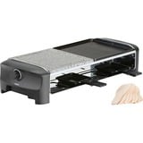 Princess Raclette 8 Stone & Grill Party gourmetstel Grijs/zwart