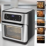 ProfiCook PC-FR 1200 H heteluchtfriteuse Roestvrij staal/zwart, 11 Liter