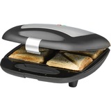 Rommelsbacher Sandwichmaker ST 1410 Roestvrij staal/zwart