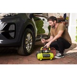 Ryobi Accu-Compressor groot,18V Groen/zwart, zonder batterij en lader