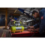 Ryobi Accu-Compressor groot,18V Groen/zwart, zonder batterij en lader