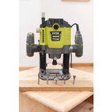 Ryobi Bovenfrees RRT1600-K Groen/zwart, Incl. koffer