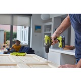 Ryobi ONE+ Accu-Boormachine R18DD3-225S schroeftol Groen/zwart, 18Volt, 2x Li-Ion batterij 2,5Ah