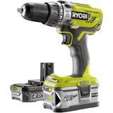 Ryobi R18PD3-242S klopboorschroevendraaier Groen/zwart, Accu inbegrepen