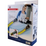 Scanpart Gasslang aansluitset 1/2" 75cm RVS flex PVC