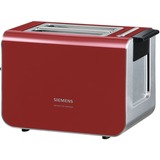 Siemens Toaster TT86104 sensor for senses broodrooster Rood/zilver, Retail