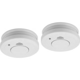 Smartwares RM250/2 Rookmelder 2-pack Wit, Vervangbare batterij, 2 stuks