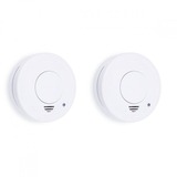 Smartwares RM250/2 Rookmelder 2-pack Wit, Vervangbare batterij, 2 stuks