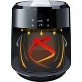 Steba HF 5000 XL heteluchtfriteuse Zwart/roestvrij staal, 5,2 Liter