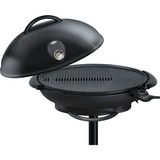 Steba VG 350 BIG elektrische barbecue Zwart, Met tafelgrill mogelijkheid