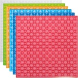 Strictly BRIKS Basisplaat 20x20 transparant gekleurd Constructiespeelgoed 6 stuks