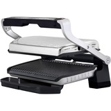 Tefal OptiGrill+ XL GC724D contactgrill Geborsteld rvs/zwart