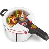 Tefal Snelkookpan Secure 5 Neo P2530738 Roestvrij staal/zwart, 6 Liter