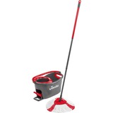 Vileda Turbo EasyWring & Clean Complete set vloerwisser Zwart/rood