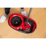 Vileda Turbo EasyWring & Clean Complete set vloerwisser Zwart/rood