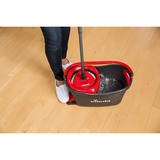 Vileda Turbo EasyWring & Clean Complete set vloerwisser Zwart/rood