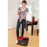 Vileda Turbo EasyWring & Clean Complete set vloerwisser Zwart/rood
