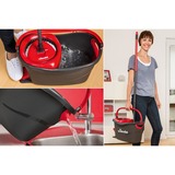 Vileda Turbo EasyWring & Clean Complete set vloerwisser Zwart/rood