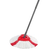 Vileda Turbo EasyWring & Clean Complete set vloerwisser Zwart/rood