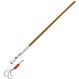 WOLF-Garten multi-star BA-M Krabber + multi-star ZM 140 Essenhouten steel handkrabber Rood/zilver