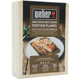 Weber Cederhouten portie rookplanken aromahout 4 stuks